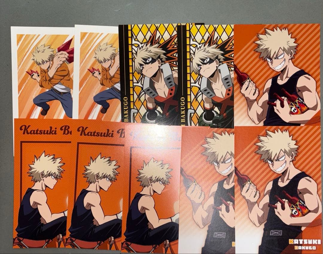 ヒロアカ 爆豪勝己 ポストカード 10枚セット - メルカリ