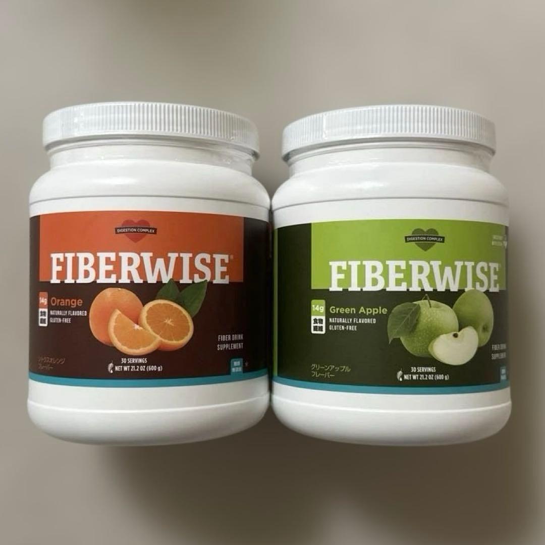 FIBERWISE ダイエットサプリメント 2種　グリーンアップル　オレンジ