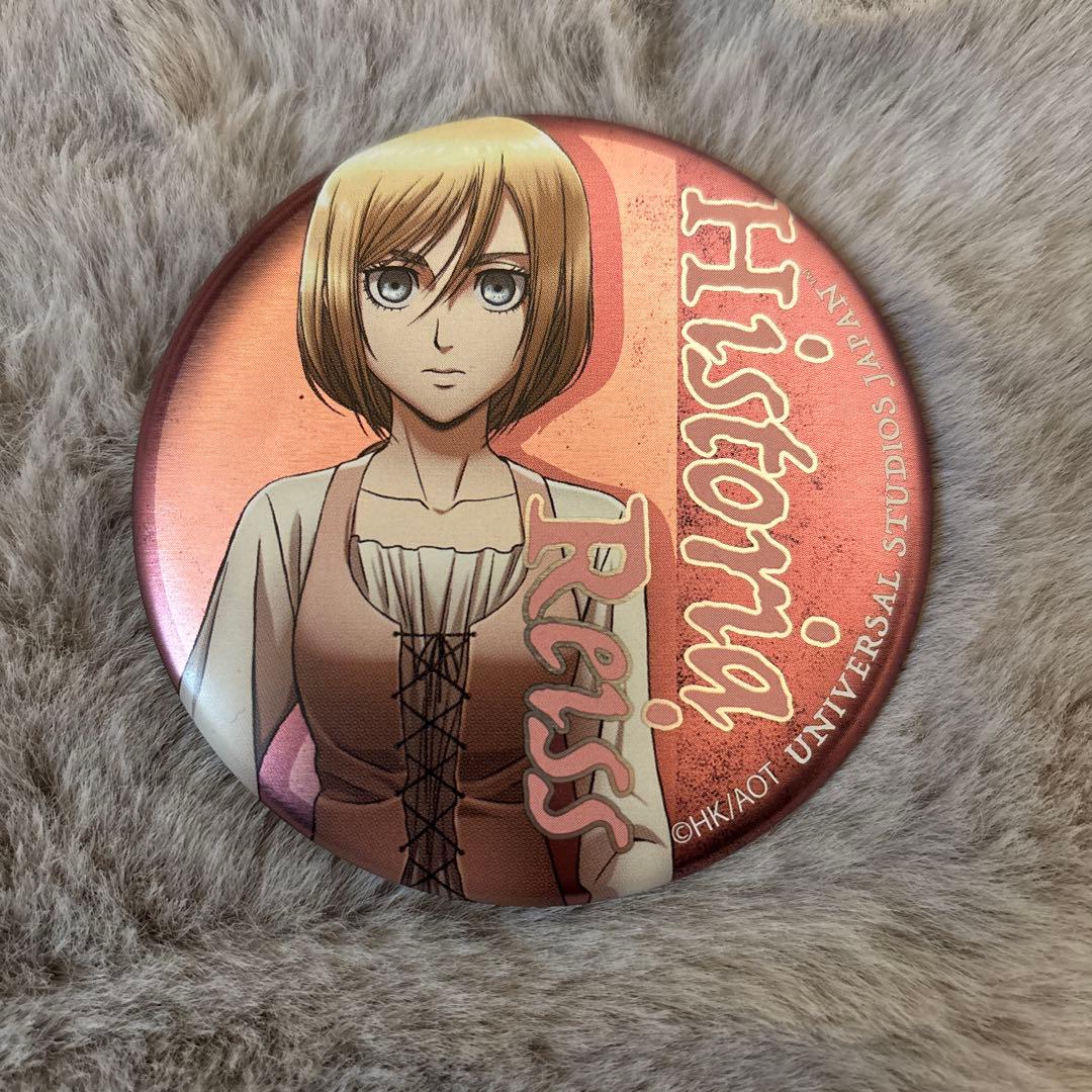 進撃の巨人】ヒストリア・レイス/缶バッチ - メルカリ