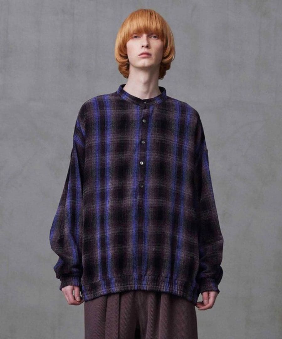 SHAREEF MOLE CHECK L/S PULLOVER シャリーフ
