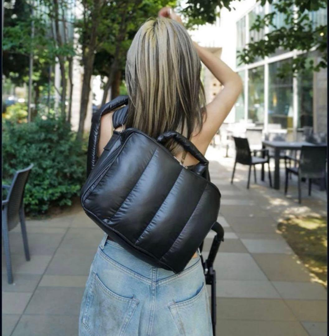 calin マザーズバッグ　ブラック