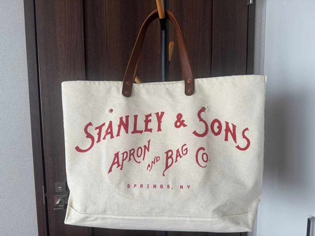 STANLEY&SONS スタンレー＆サンズ ロゴ キャンバス トート バッグ