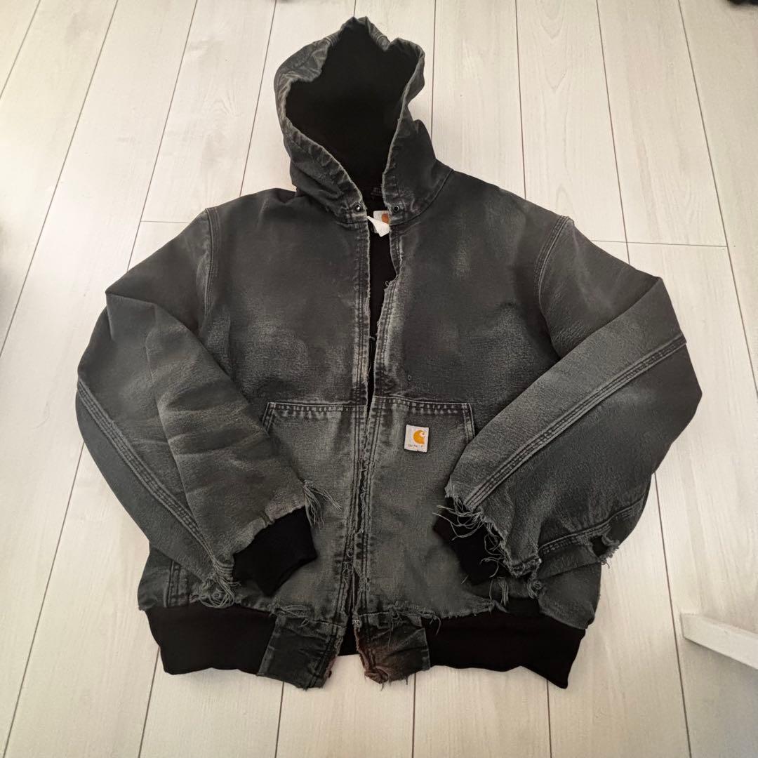ほ*様 希少 Carhartt アクティブジャケット ブラック