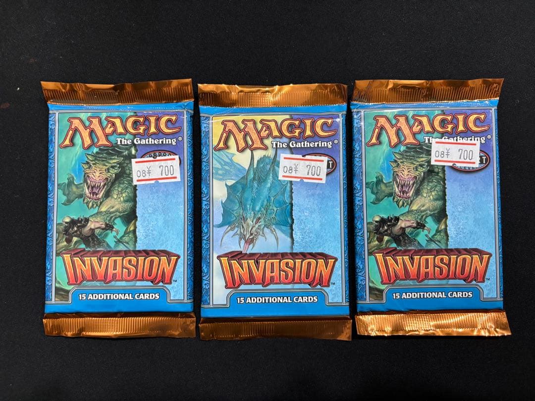 インベイジョン 未開封パック ×3