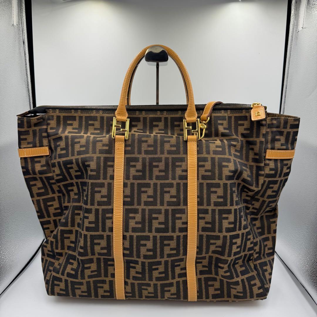 FENDI フェンデ ズッカ 2wayトートバッグ ショルダーバッグ FFロゴ