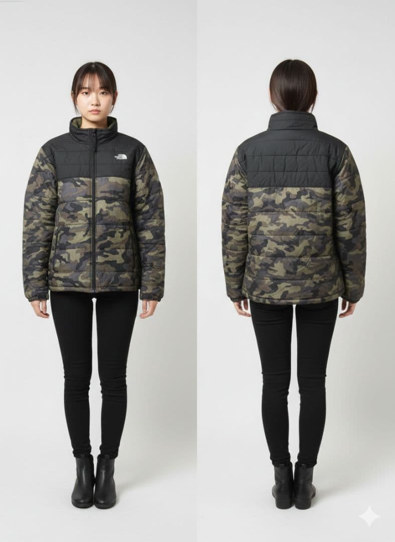送料込 ノースフェイス リーバーシブル インシュレーション ボア ジャケット L