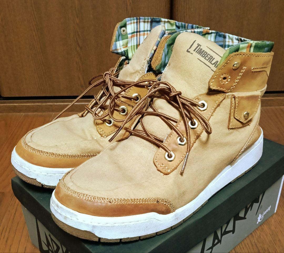 Timberland ワークブーツ ベージュ☆木村拓哉 - メルカリ