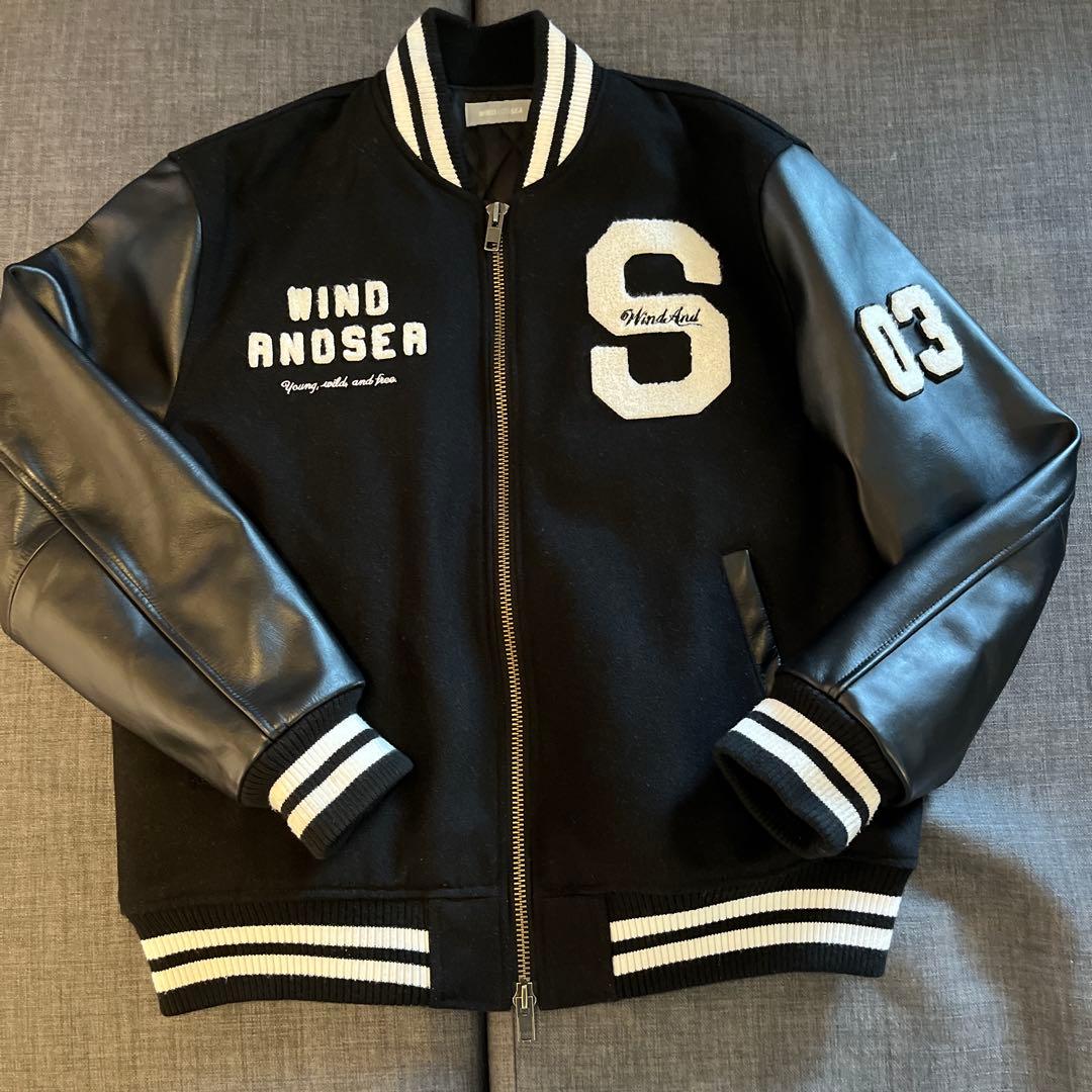 h*様 WIND AND SEA 3周年 バーシティジャケット　キムタク　XL