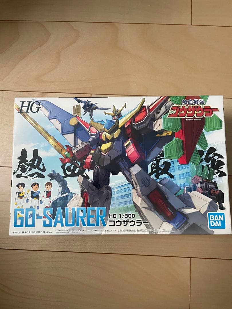 絶対無敵ライジンオー、熱血最強ゴウザウラープラモデル5体セット