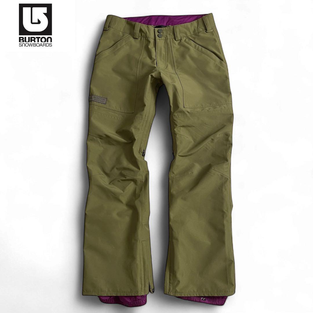 美品　BURTON ゴアテックスパンツ　カーキ　M