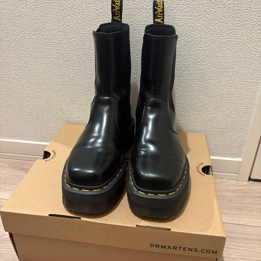 美品Dr. Martens マーチン チェルシー サイドゴアブーツ 厚底23cm