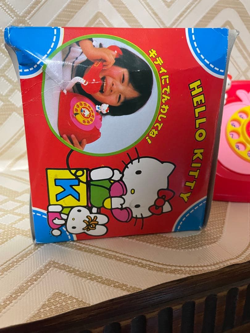 昭和レトロ 東邦化工 サンリオ ハローキティ キティちゃん 電話 当時物