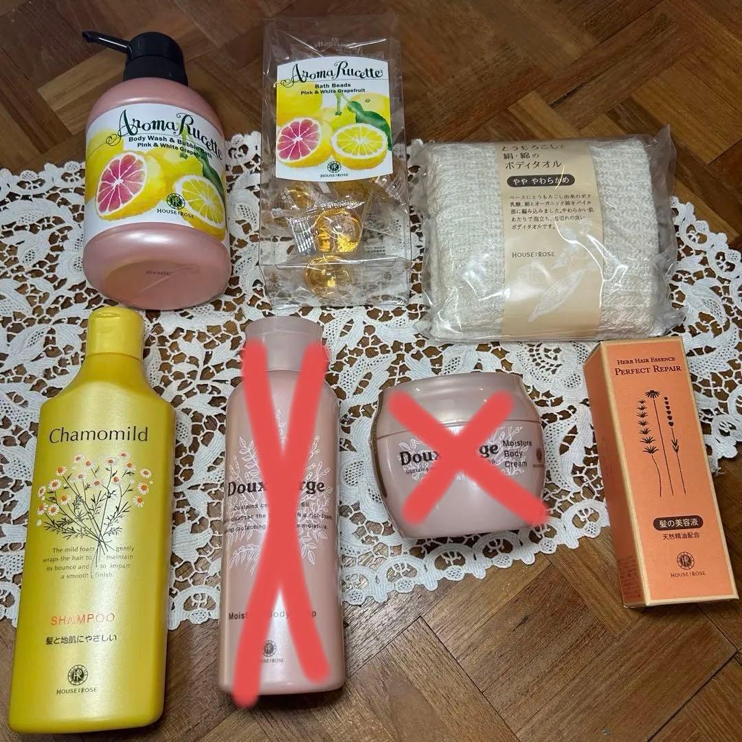 ハウスオブローゼ カモマイルシャンプー ハーバルヘアエッセンス　ボディソープ等