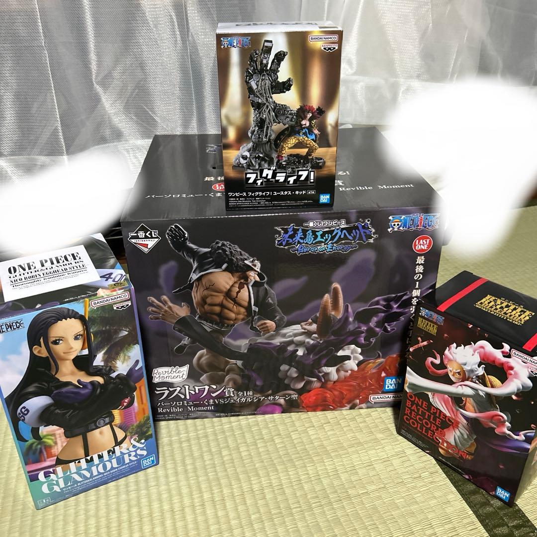 【ワンピースラストワン賞】フュギュア3体　G.I.K.J賞