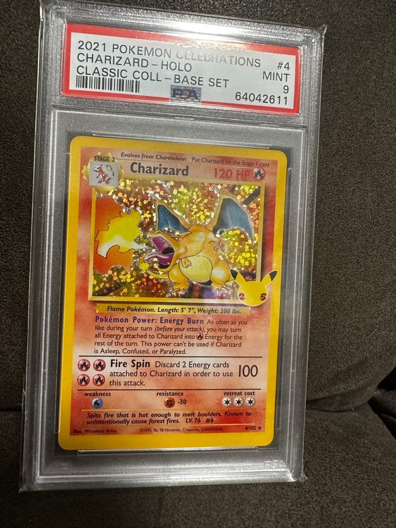 ポケモンカード 海外版 リザードン25周年 PSA9 - メルカリ