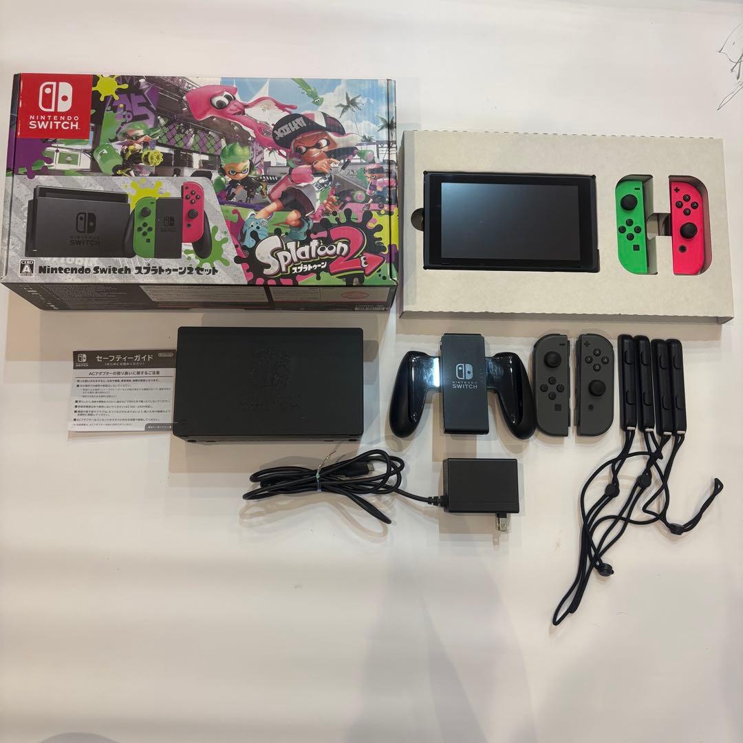 Nintendo Switch スプラトゥーン2セット　Joy-Con【ブラック Amazon.co.jp: Nintendo Switch Splatoon 2 Set : Video Games