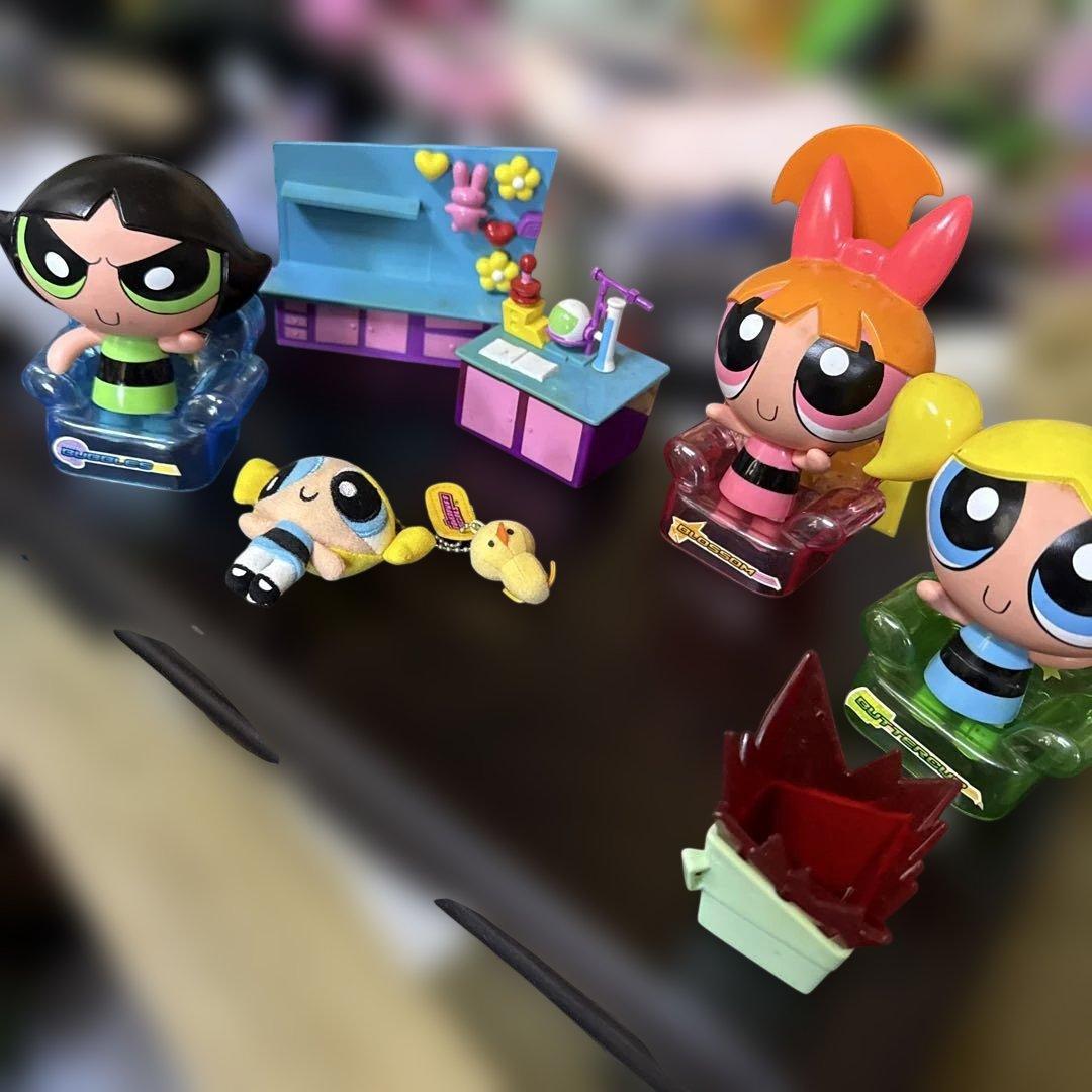 （レア）パワーパフガールズ フィギュア セット 希少 激レア パワーパフガールズ フィギュアコレクションセット レトロ