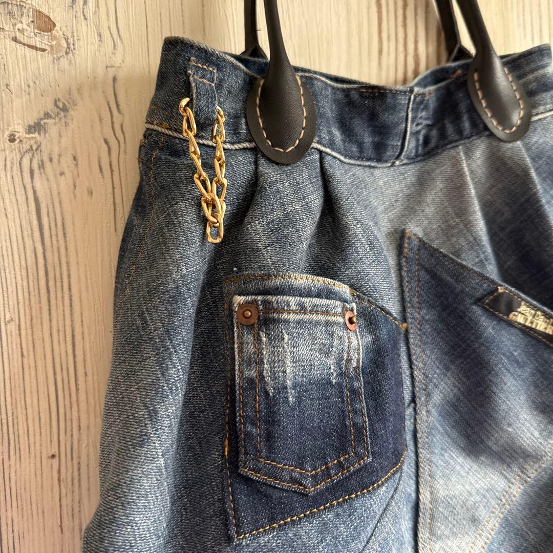 Jean Paul Gaultier デニムトートバッグ ゴルチェ