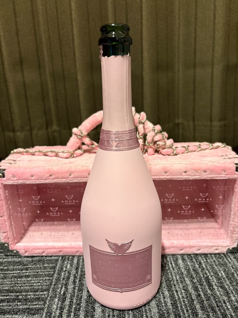エンジェルシャンパン ドゥミセックピンク ファータイプ 空箱 空き瓶