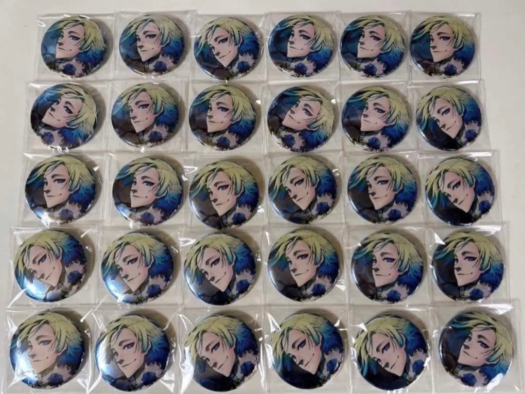 ブルーロック ミヒャエル・カイザー 缶バッジ 原画 ブルーロック展