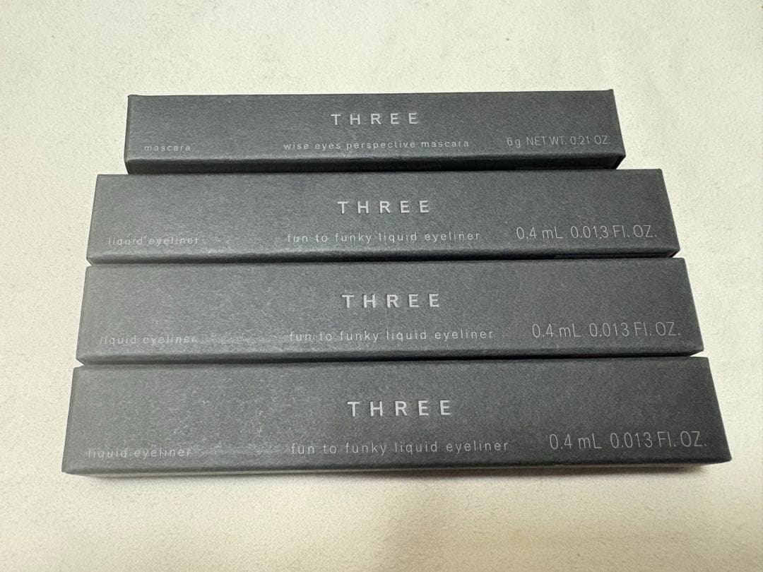 THREE リキッドアイライナー.マスカラ