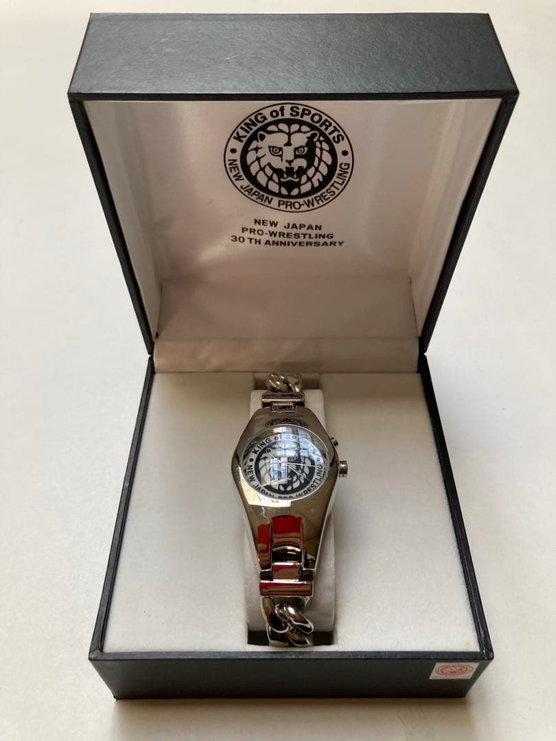 【新品・未使用】 新日本プロレス創立30周年記念腕時計　2002.5.2発売 新品・未使用】 新日本プロレス 創立30周年記念 腕時計 新日本プロレス
