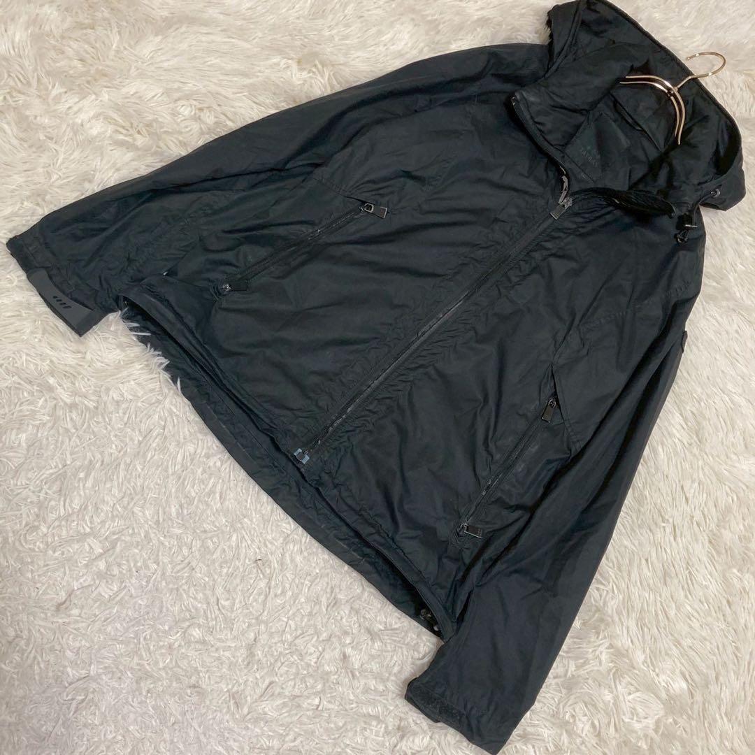 TATRAS フード付きブルゾン ブラック 2 カジュアル 着回し アクティブ