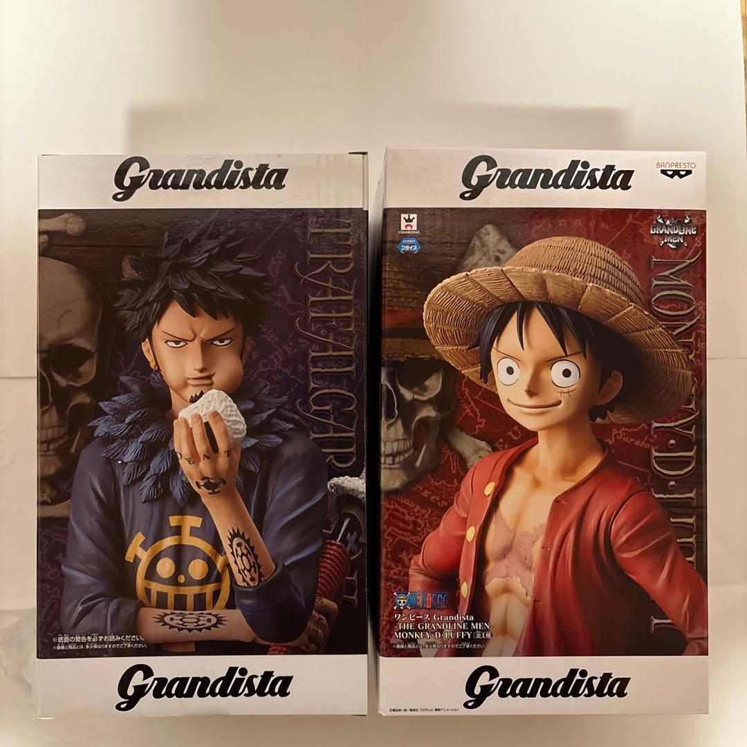 ワンピースGrandista ルフィ & トラファルガー・ロー 2体セット