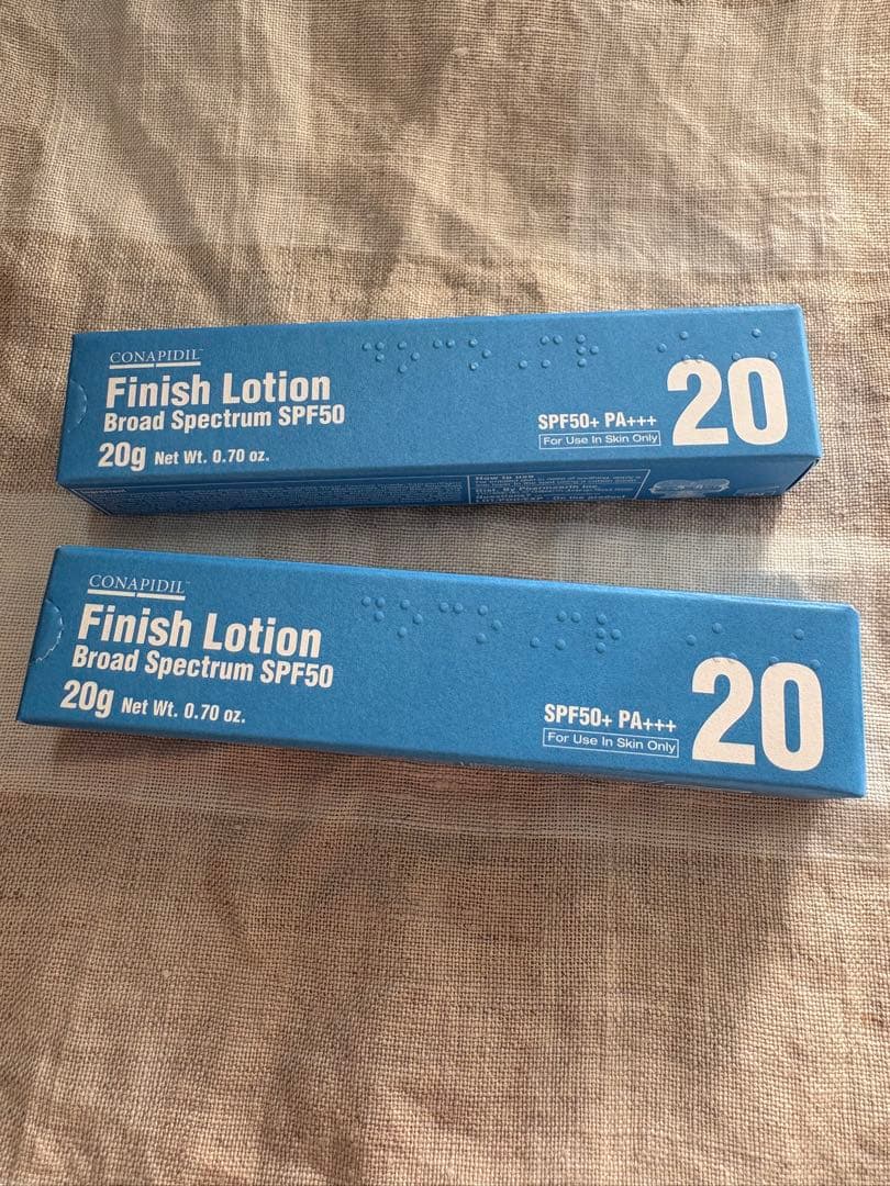 【韓国正規品】フィニッシュローション SPF50 20g 2個セット