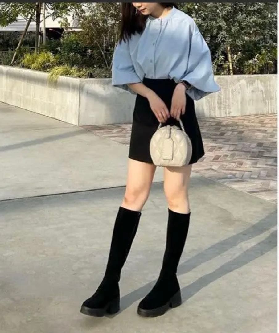 ※もえぴ※Diana厚底ストレッチロングブーツ diana（プラスダイアナ） ブーツ 「軽量」厚底ストレッチロングブーツ