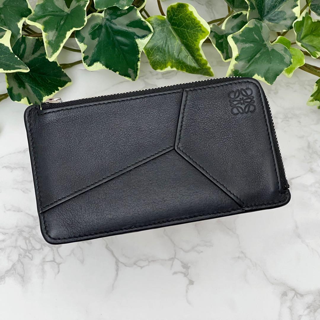 ロエベ パズル ロング カードホルダー ケース 現行品 ブラック