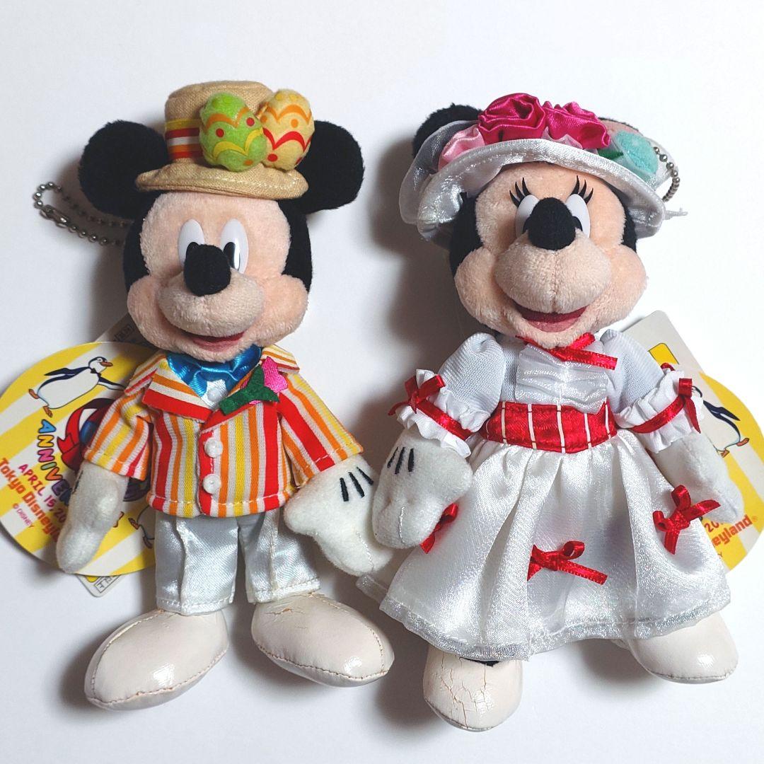 ディズニーランド 29周年 ぬいば ミッキー ミニー ぬいぐるみ メリー