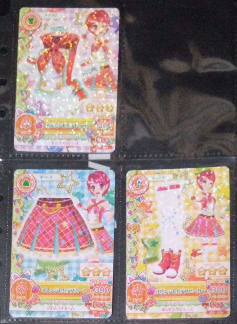 7778☆オレンジトルテコーデセット アイカツ 2014 かえで スクールドレス