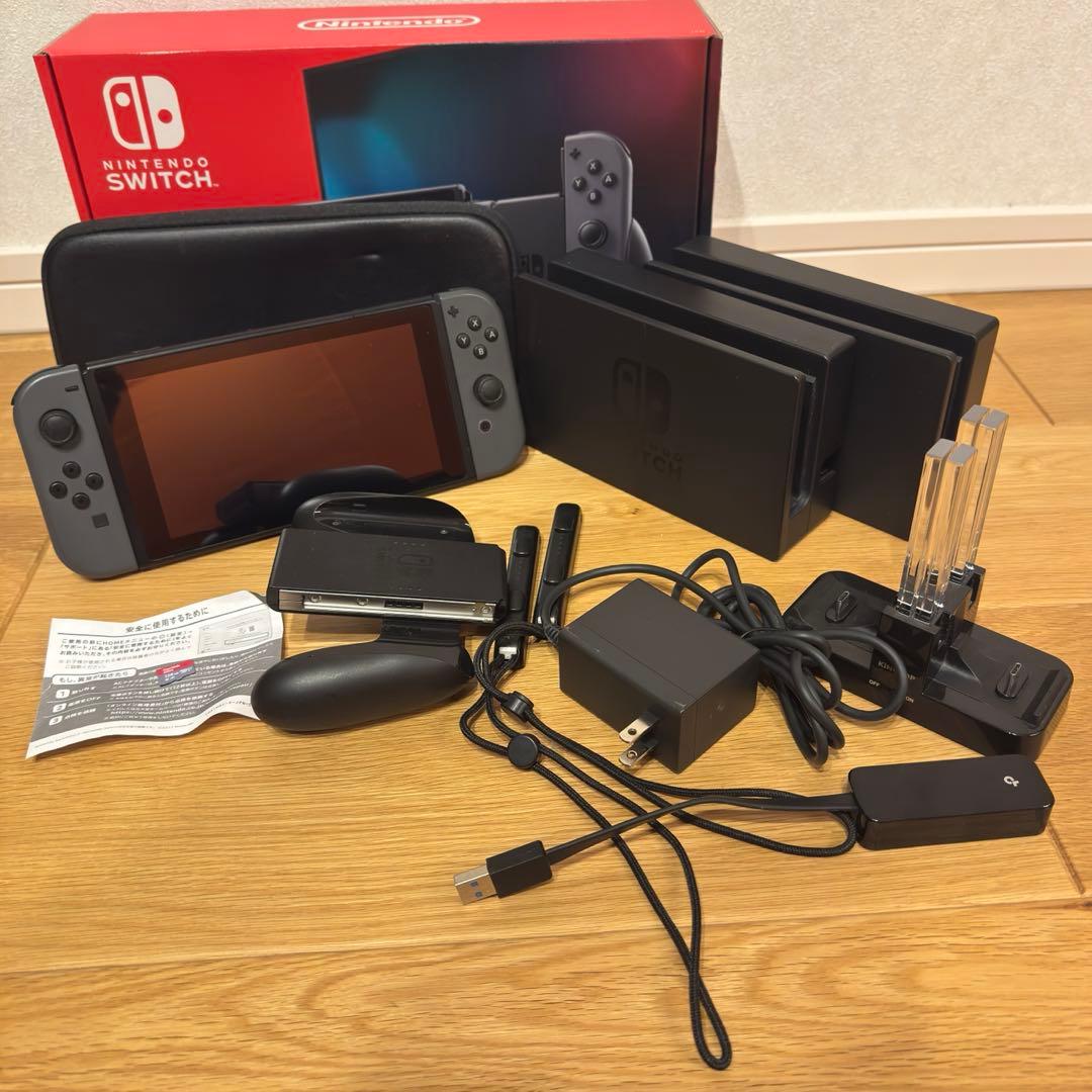 Nintendo Switch 本体(グレー) おまけ多数