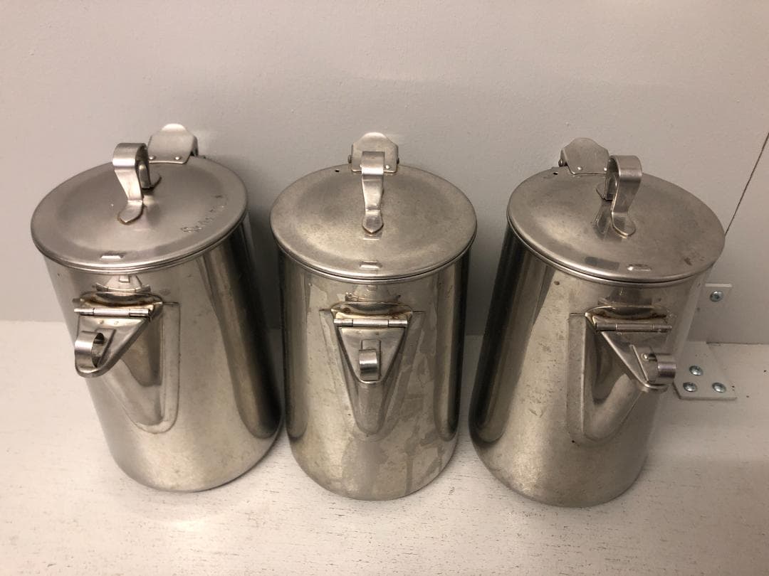 3個　マルタマ　ウォーターポット　1.2L　ステンレス　18-8