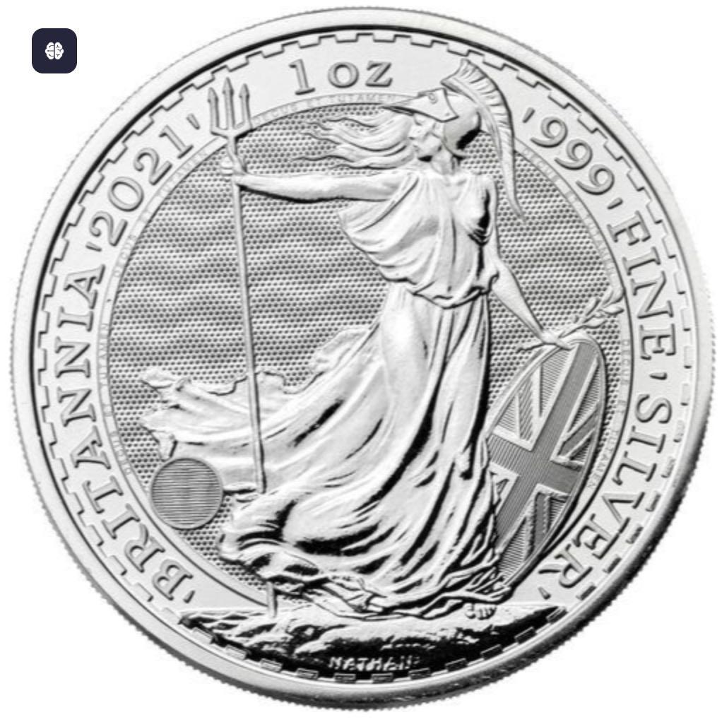 ねこさん専用　20021年 1oz シルバー ブリタニア 　イギリス