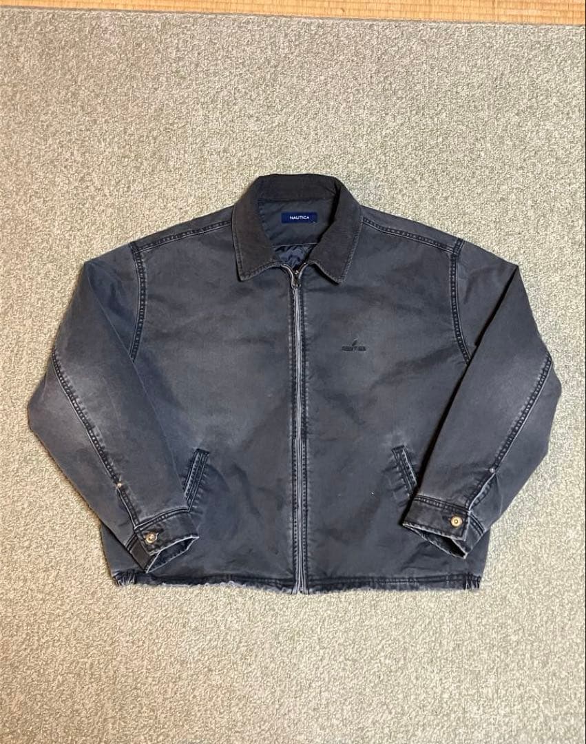 NAUTICA チノジップアップブルゾン デトロイトジャケット　Lサイズ 短丈