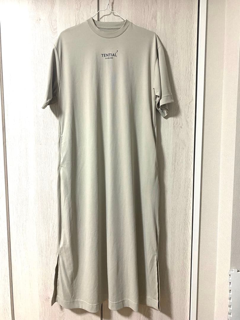 TENTIAL BAKUNE リカバリーウェア チュニック グレージュ　Lサイズ
