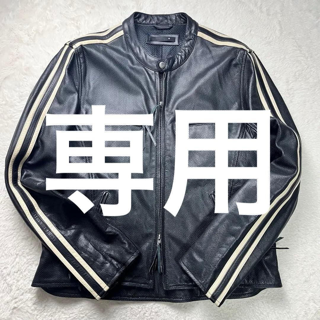 マッツliugoo leathers ライダース　レザージャケット　　3L