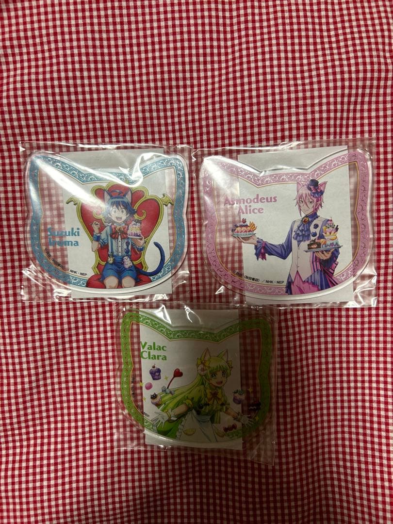 魔入りました！入間くん　ナンジャタウン　コースター　3点セット