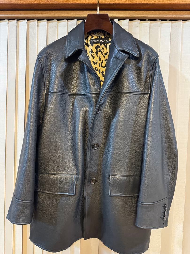 ジャケット・アウター WACKO MARIA LEATHER CAR COAT WACKO MARIA LEATHER CAR COAT(TYPE-2) - WACKOMARIA,M＆M,RATSjp