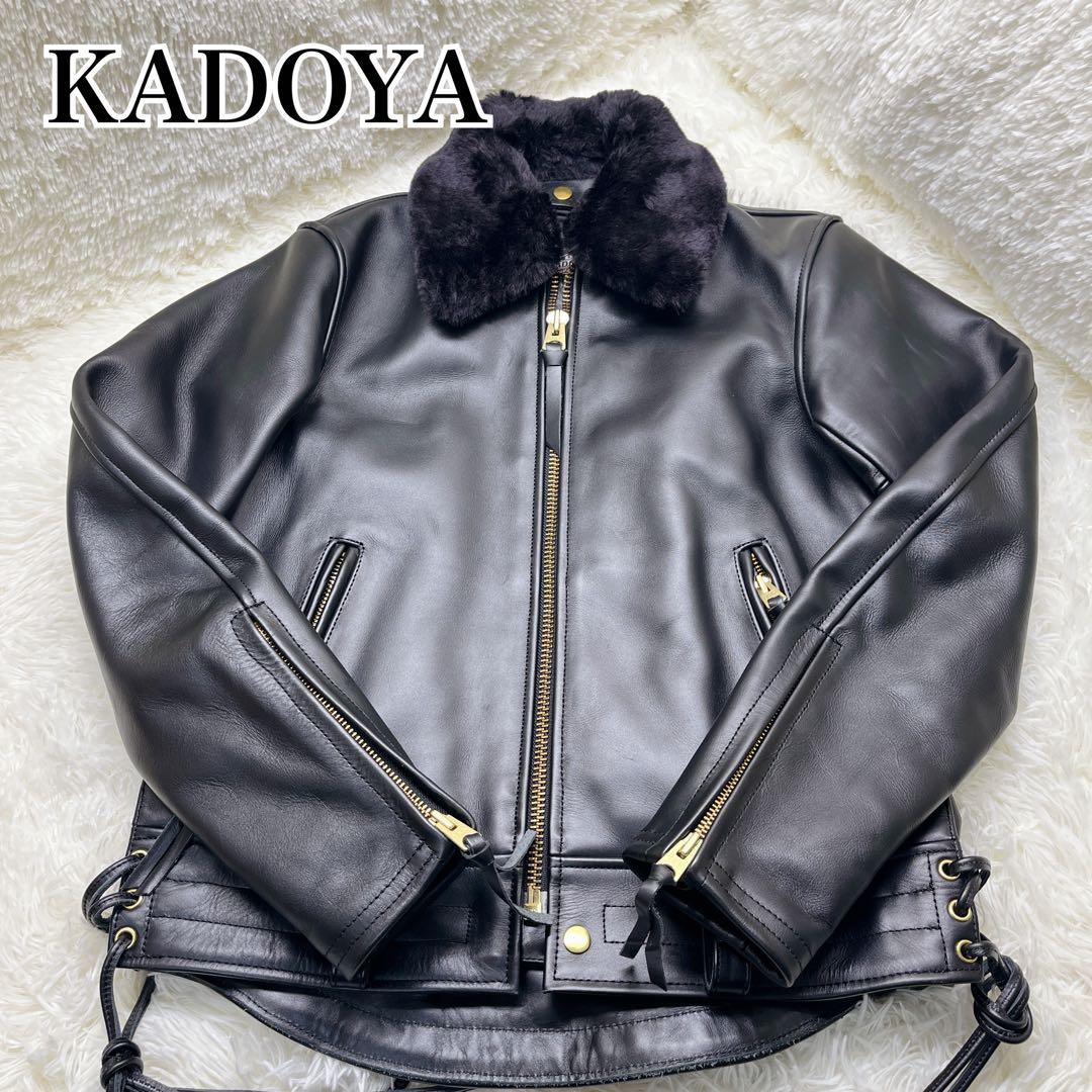 KADOYA K'S LEATHER ブラックレザー M