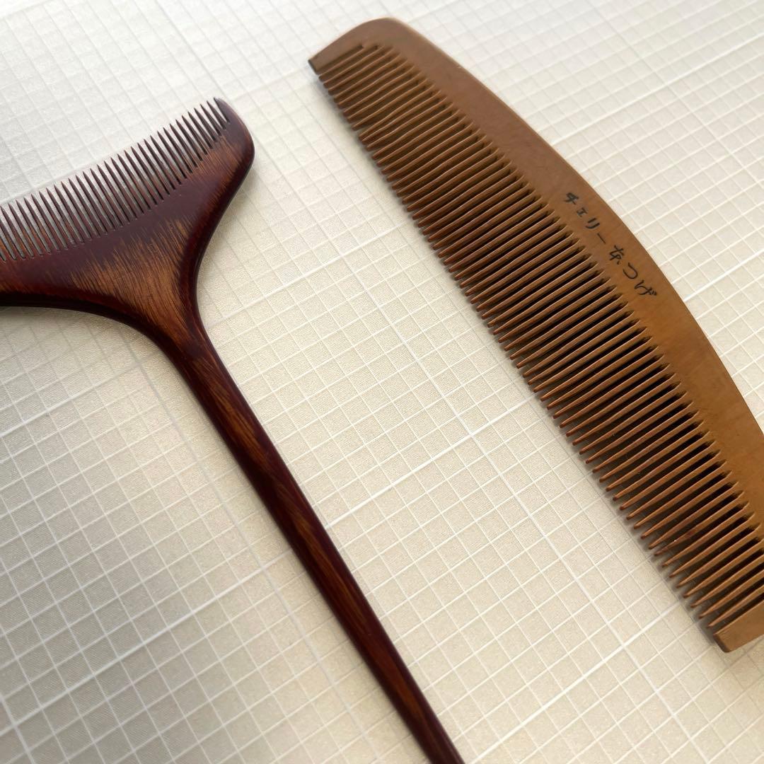 日本髪 櫛2本セット 昭和レトロ - メルカリ