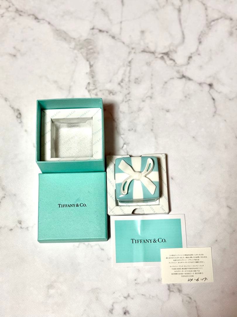 Tiffany & Co. リボン付き小物入れ