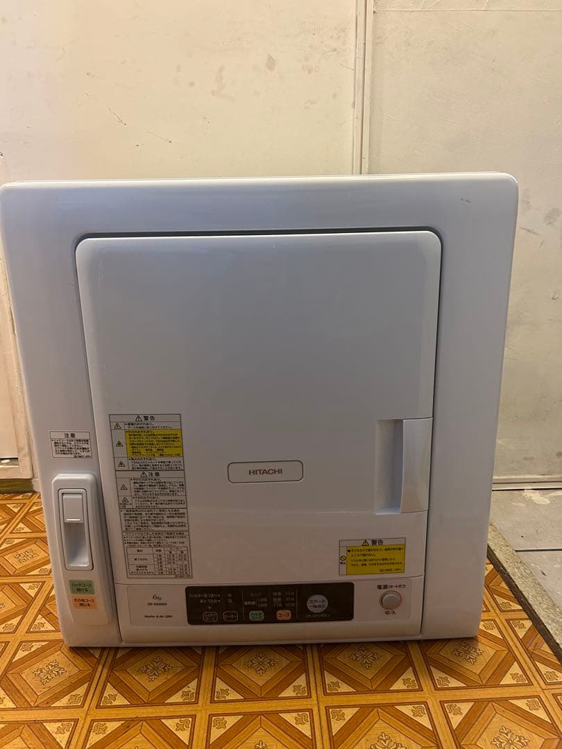 2021年製　日立　衣類乾燥機　6キロ　de-n60wv