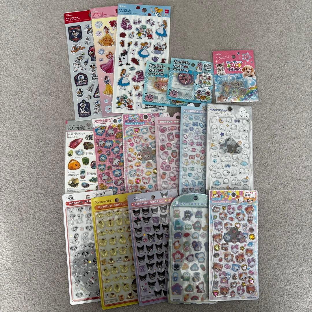 ボンボンドロップシール　プチドロップ　セット 似てる#シール 並べてみた🫶 #シール好き #ボンボンドロップシール