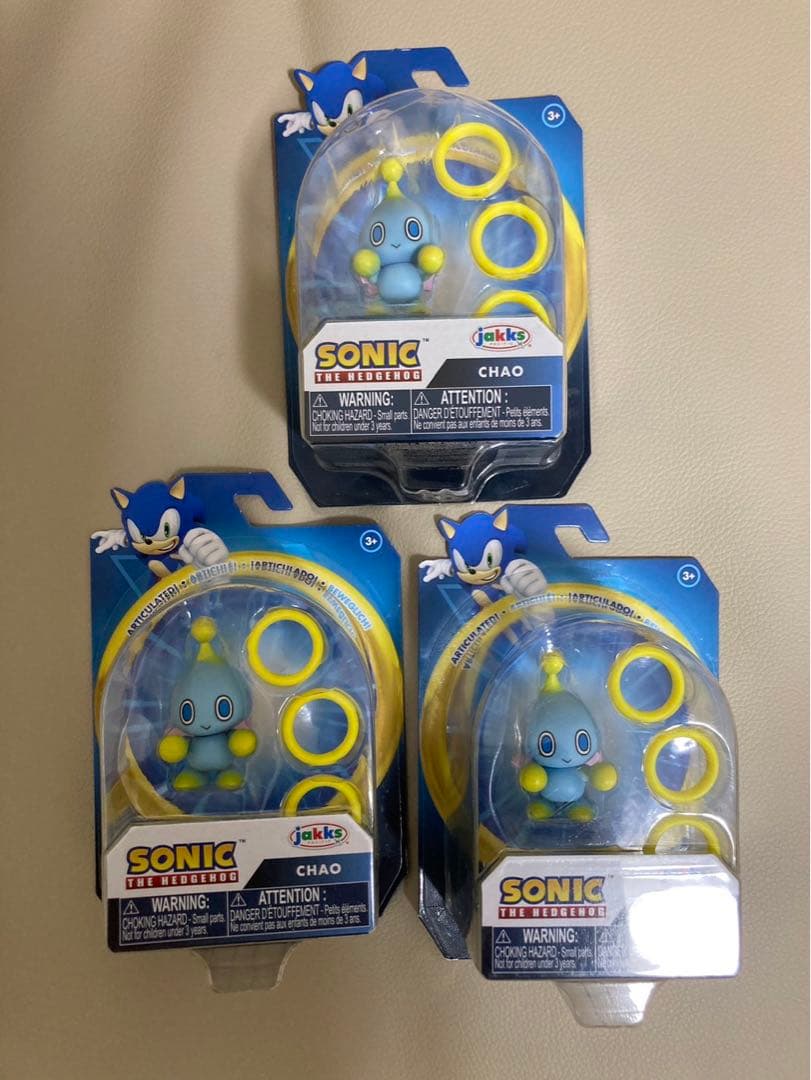 ソニック チャオ アクション フィギュア 3体セット