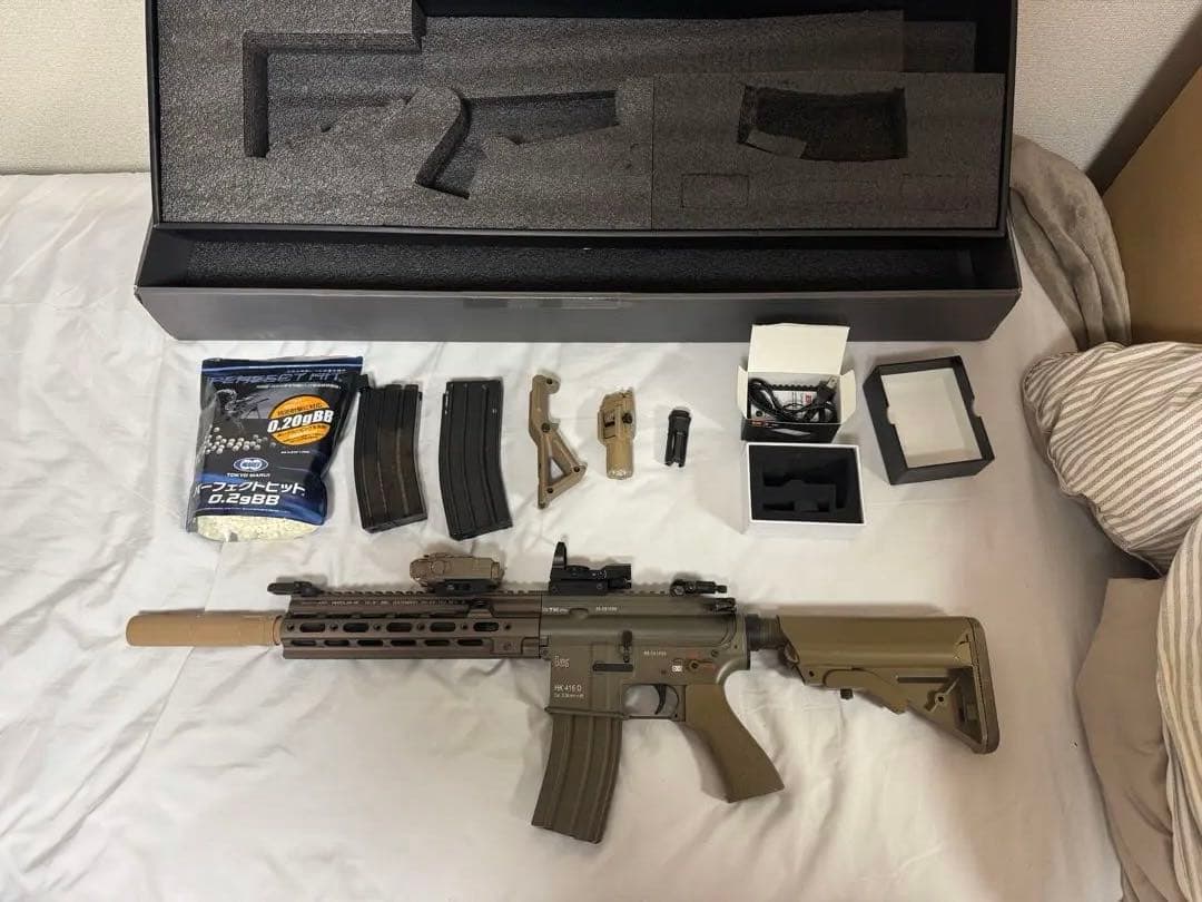 美品 次世代電動ガン hk416d デルタカスタム