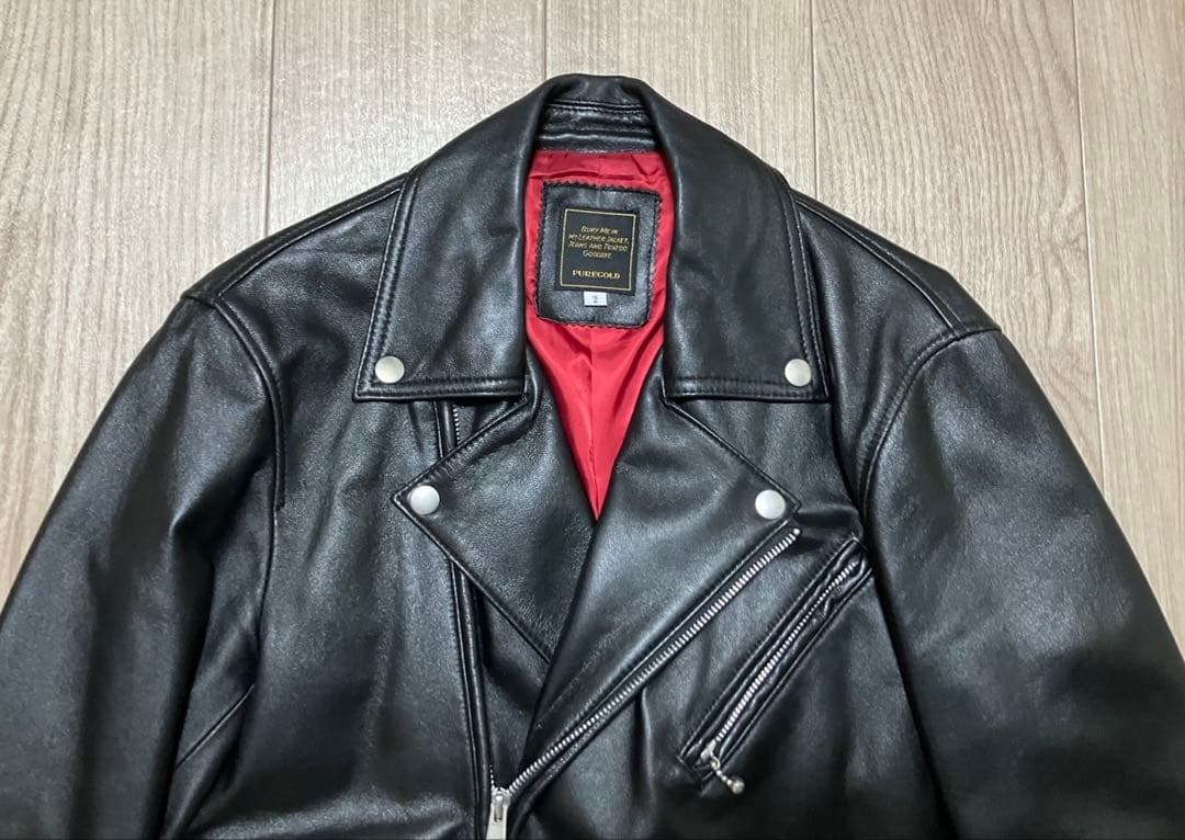 バッファローボブス ピュアゴールド ダブルライダースジャケット