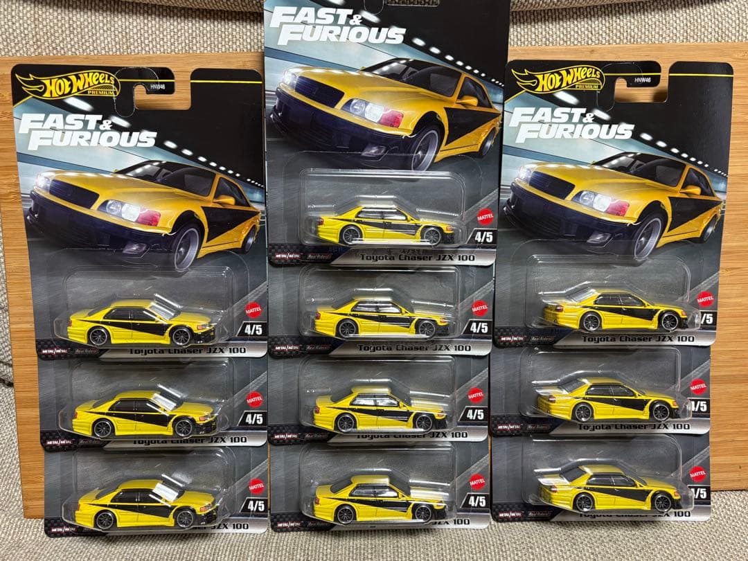10台セット トヨタ チェイサー JZX100 ワイルドスピード ホットウィール